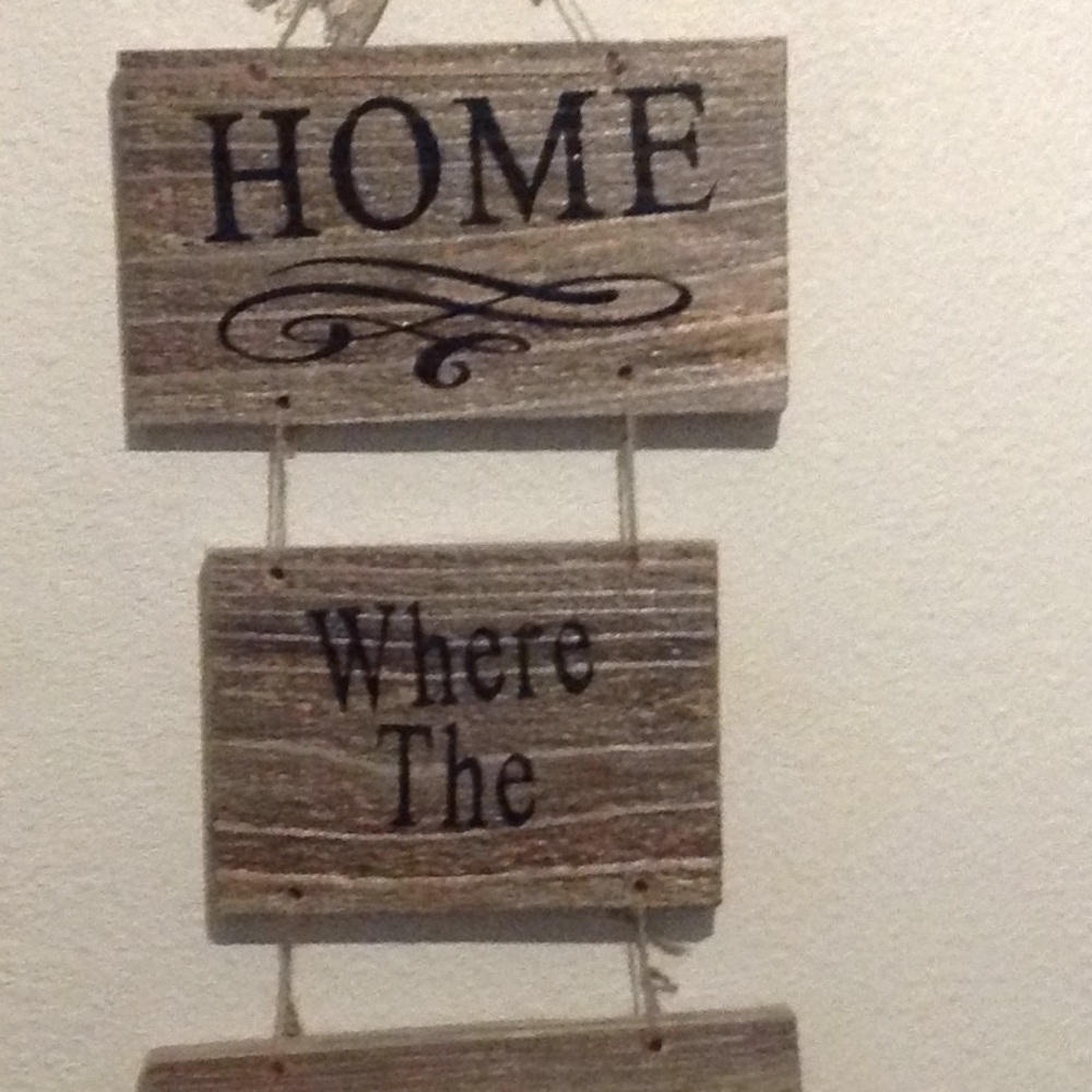 Home wood sign - Picture 2 of 3